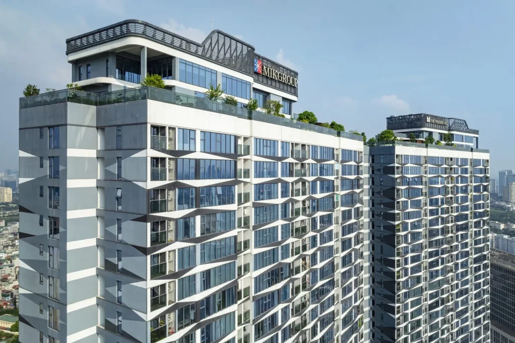 Kiến trúc tòa tháp minh họa Grand Saigon